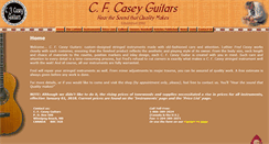 Desktop Screenshot of cfcaseyguitars.com